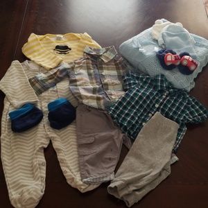 Bundle of  Baby Boy Clothing.